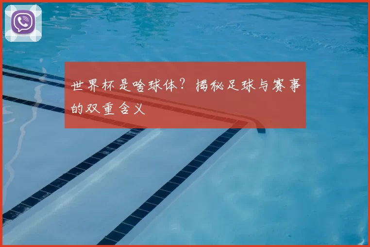 世界杯是啥球体?揭秘足球与赛事的双重含义