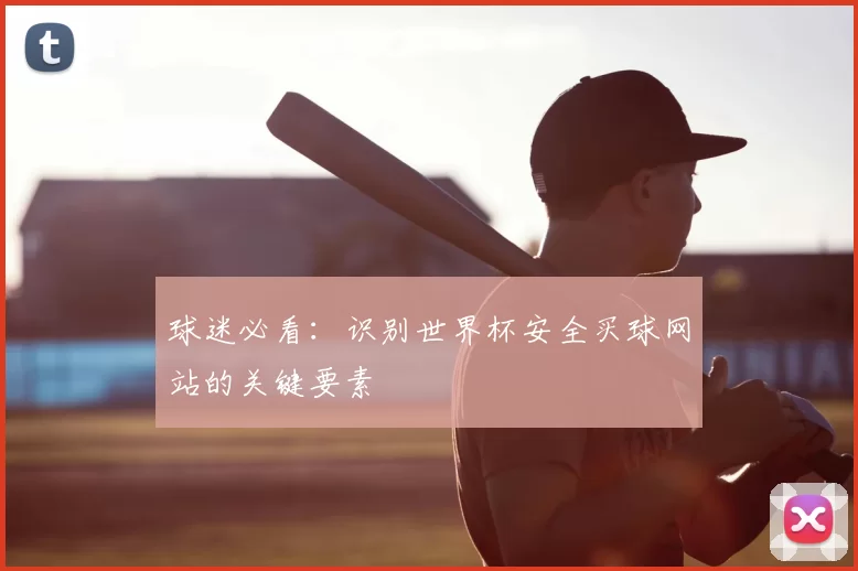 球迷必看:识别世界杯安全买球网站的关键要素